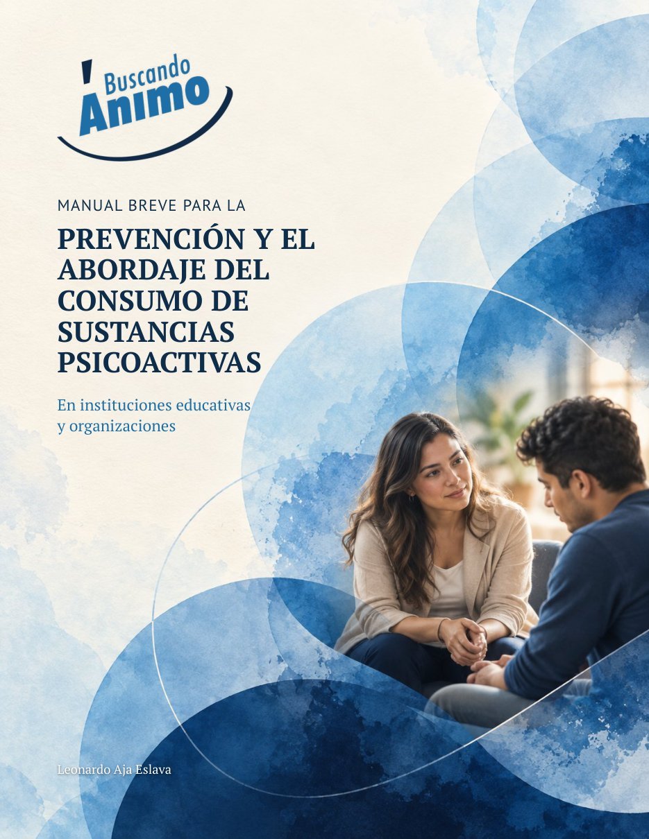 Portada del Manual breve para la prevención y el abordaje del consumo de sustancias psicoactivas